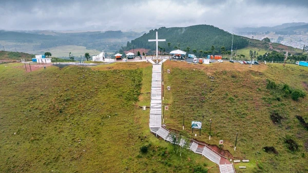 Morro da Cruz, em Lages por Reprodução/Prefeitura de Lages