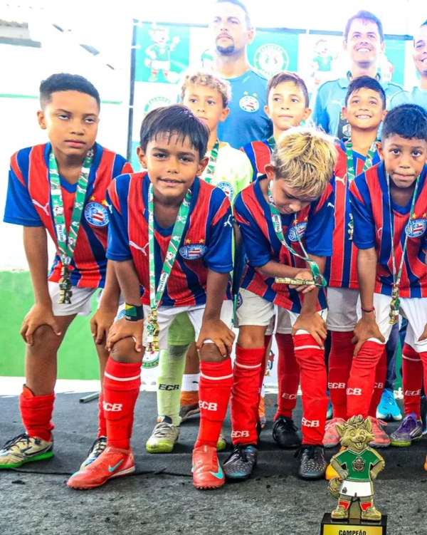 Pietro e Matteo foram destaques em competição do Bahia por Reprodução