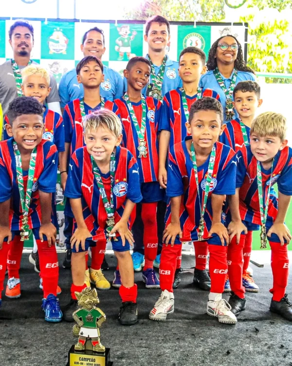 Pietro e Matteo foram destaques em competição do Bahia por Reprodução