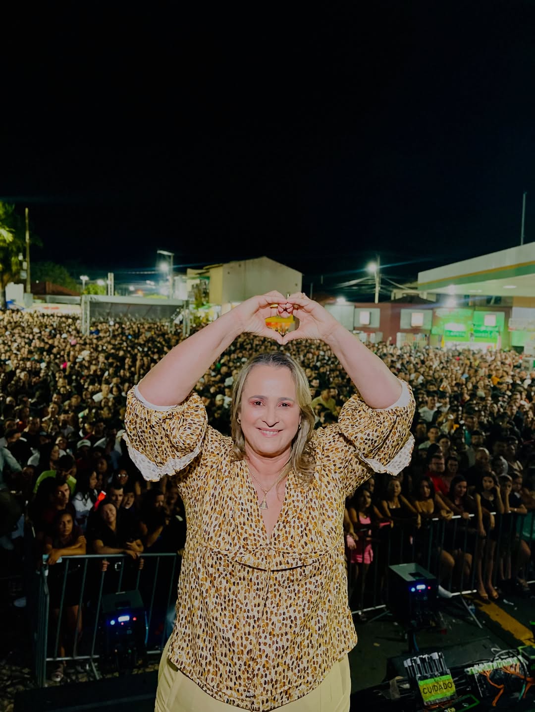 Prefeita Joanina Sampaio foi vítima de atentado por Reprodução