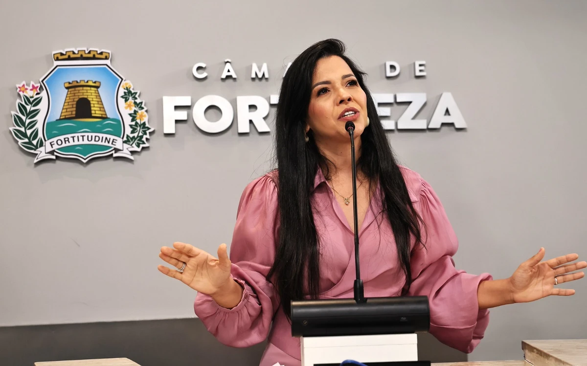 Priscila Costa é vereadora em Fortaleza e ganhou força para ser vice de Flávio Bolsonaro por Reprodução