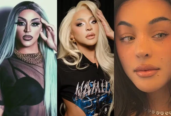 Veja antes e depois das rinoplastias de Pabllo Vittar por Reprodução/Instagram