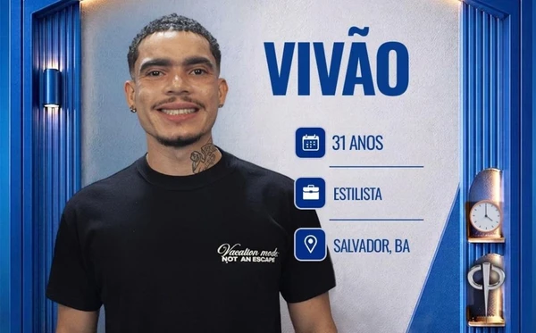 Baiano Vivão entra no Casa do Patrão após carreira na moda