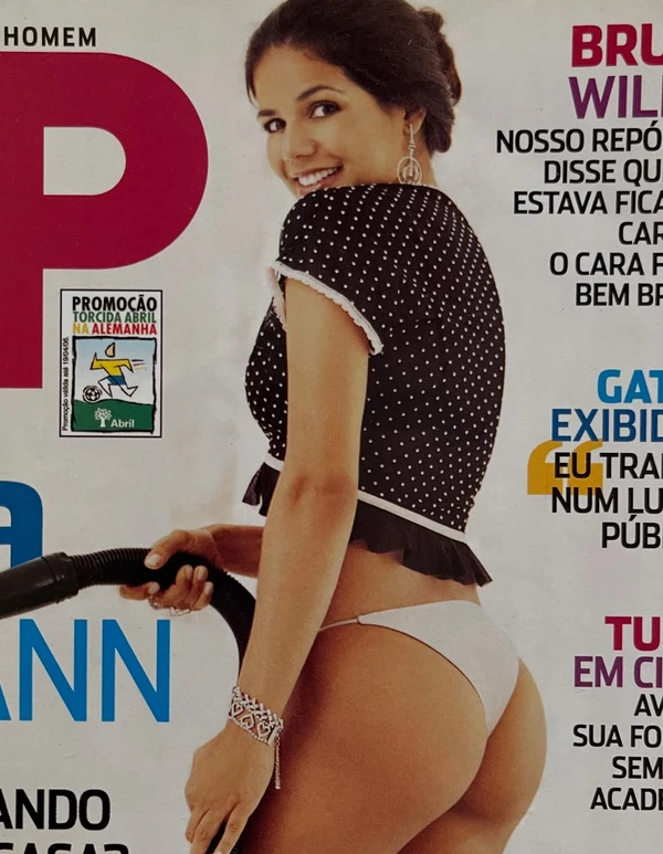 Nivea Stelmann no ensaio para a revista "Vip", em 2006 por Christian Gaul/Reprodução/Instagram @clubedavip