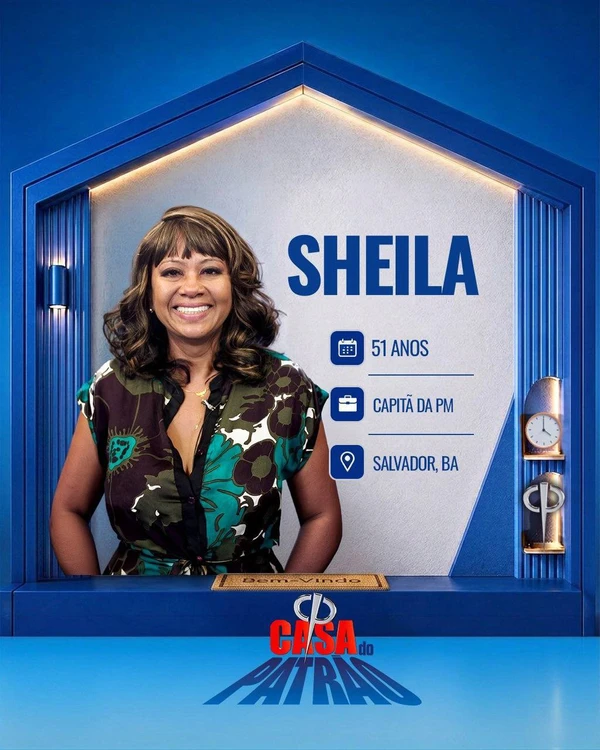 Sheila Barbosa - Baiana de Salvador, tem 51 anos, é policial militar há 22 anos, psicóloga e ex-professora de matemática por Divulgação