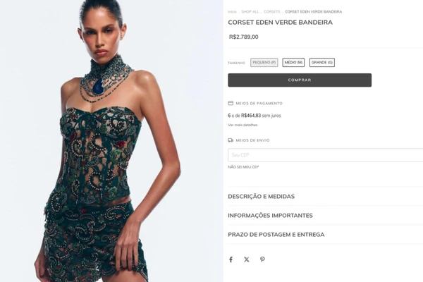 Peça usada por Paolla Oliveira