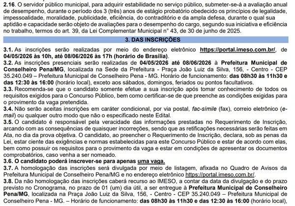 Prefeitura abre concurso público com 242 vagas; salários chegam a R$ 7,2 mil por Reprodução / Redes sociais