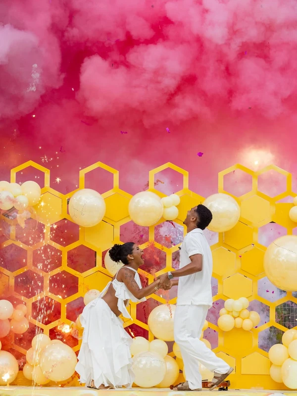 Sheuba e Tiago descobriram que esperam uma menina por Reprodução/Instagram