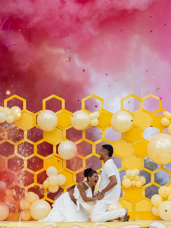 Sheuba e Tiago descobriram que esperam uma menina por Reprodução/Instagram