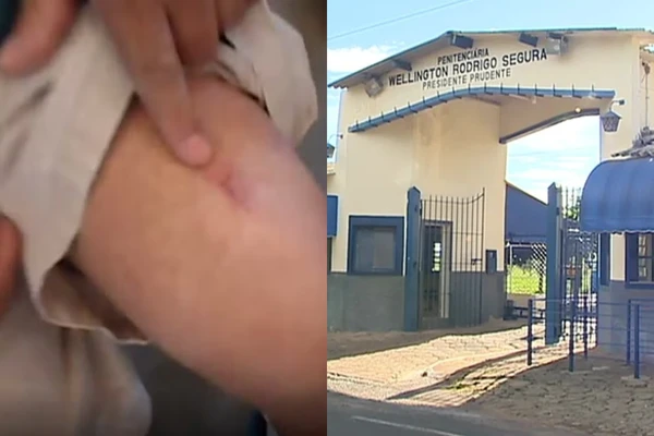Agressões aconteceram no anexo de regime semiaberto da penitenciária por Reprodução