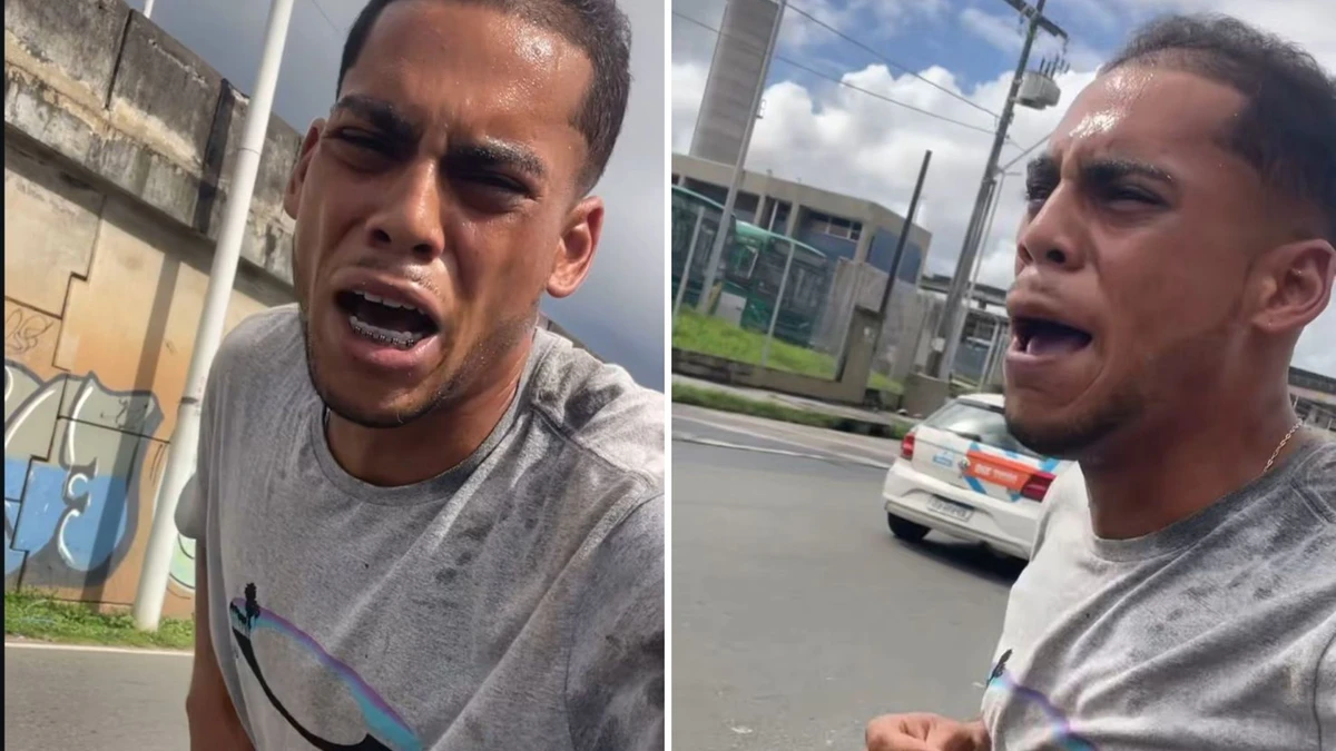 Junior Santos pediu socorro na rede social após ser baleado