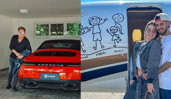 Leonardo compra avião que Virginia havia presenteado Zé Felipe por Reprodução/Redes Sociais 