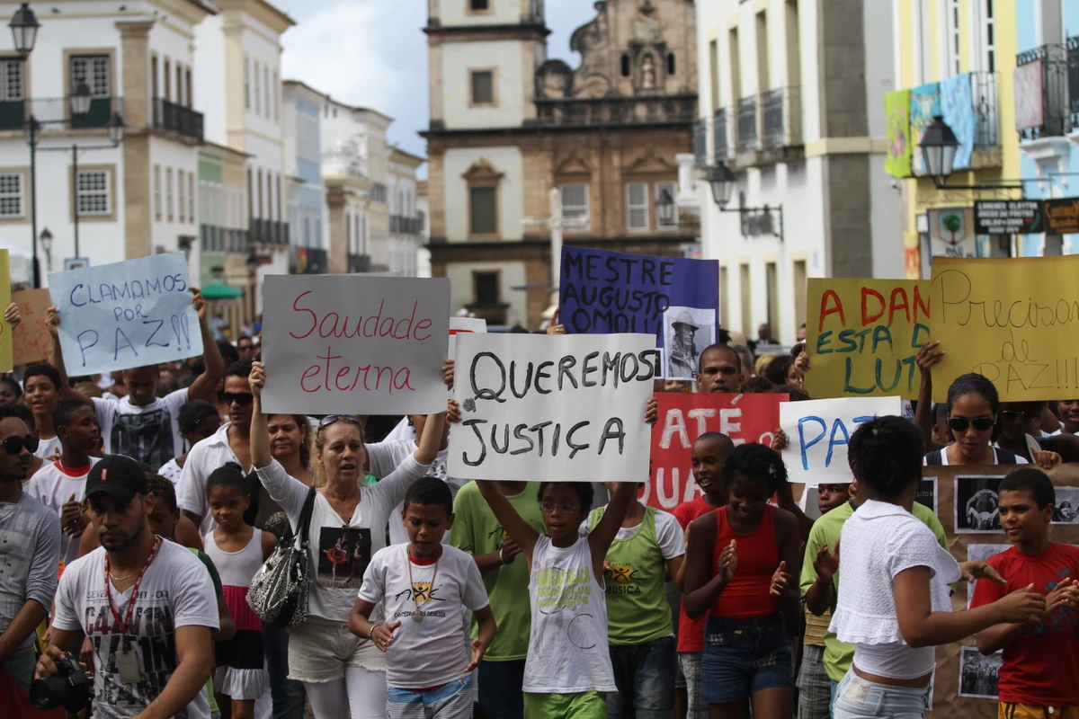 Morte gerou protestos por Arquivo CORREIO