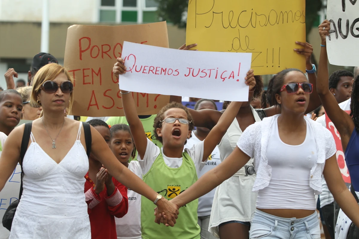 Morte gerou protestos por Arquivo CORREIO