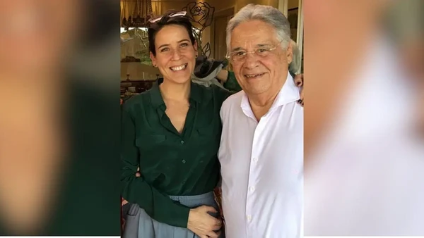 Patrícia Kundrát e FHC por Reprodução