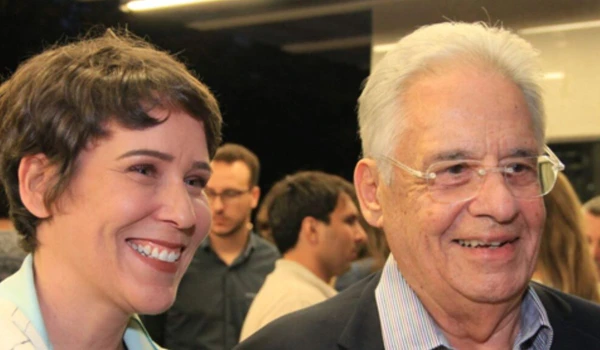 Patrícia Kundrát e FHC por Reprodução