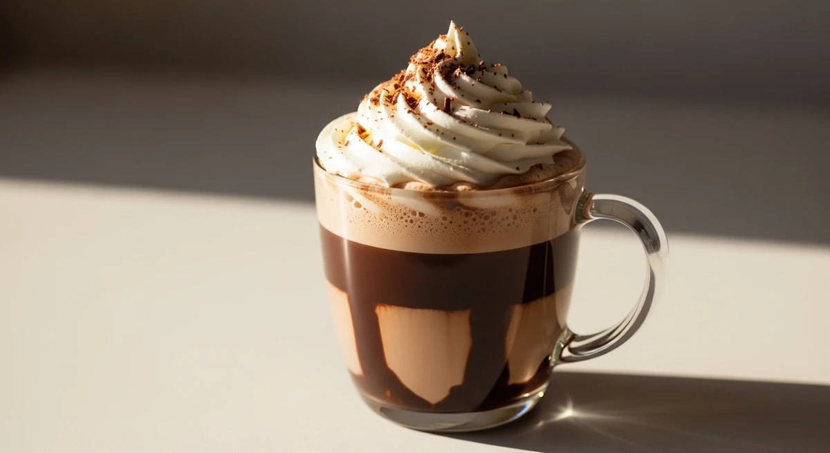 Peixes – Mocha com chantilly: Doce e sonhador. por Imagem gerada por IA