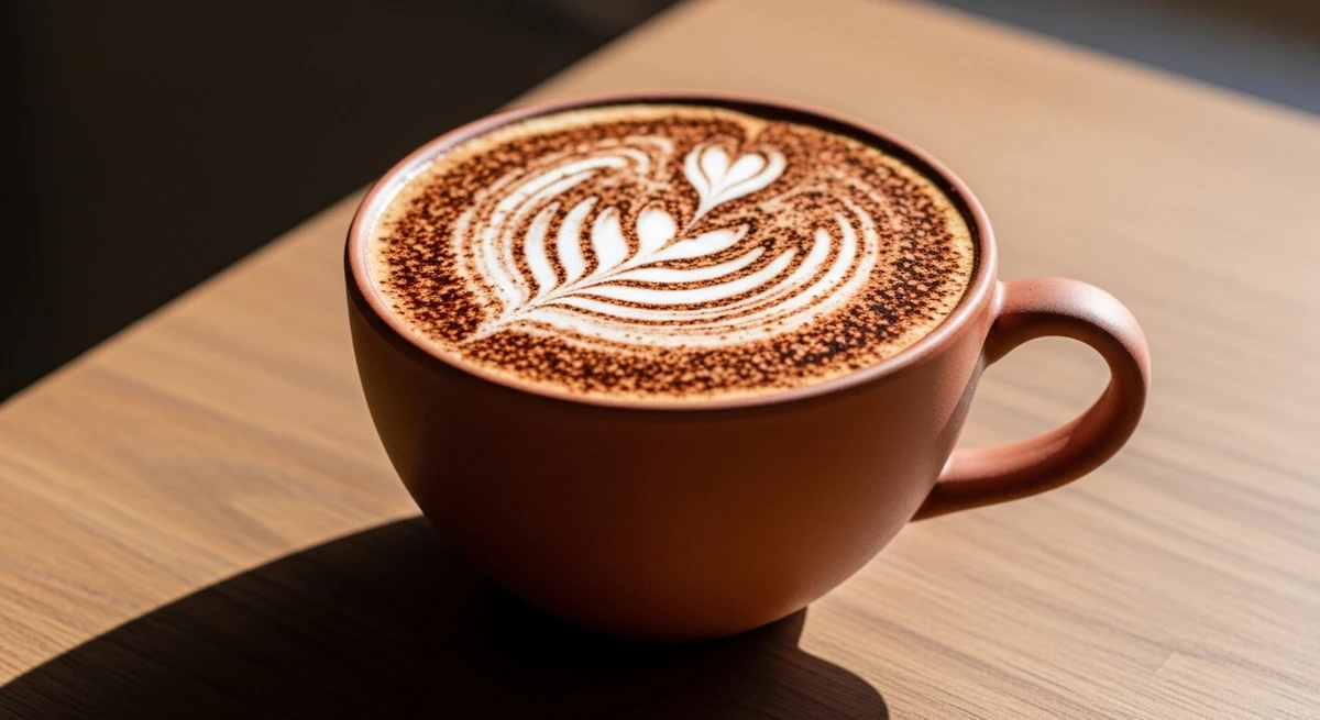 Touro – Cappuccino com chocolate: Cremoso e reconfortante. por Imagem gerada por IA