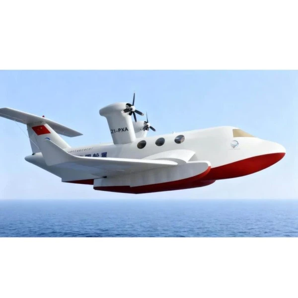 China acaba de testar primeiro veículo marítimo de efeito solo do mundo com aeronave que voa a 6 metros da água, a 200 km/h e usa 6G por Reprodução/China Daily