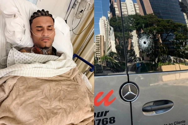 Carro de Anderson Neiff foi alvo de ataque a tiros