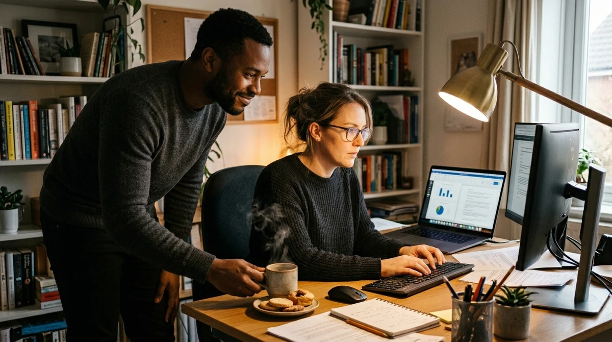 Capricórnio (Atos de serviço): Demonstra amor através do apoio prático. Para ele, alguém que ajuda a construir seu futuro é o verdadeiro parceiro por Imagem gerada por IA