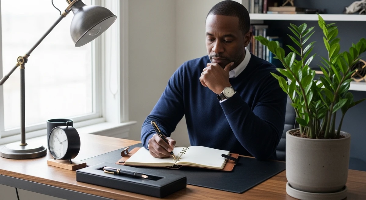 Capricórnio: Planejamento estratégico e escrita para estruturar metas por Imagem gerada por IA