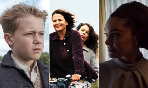 Cenas de 'Uma infância alemã', 'Mirrors No. 3' e 'Oito décadas de amor' por Divulgação