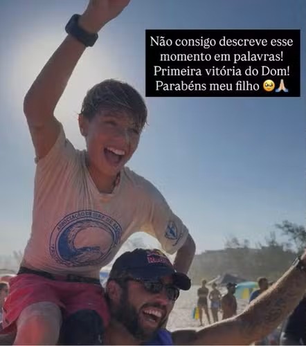 Dom Piovani Vianna vence primeiro campeonato de surfe por Reprodução/Instagram