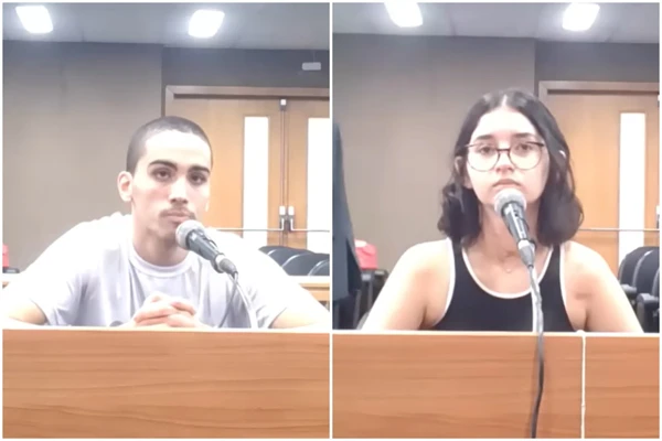 Luiz Felipe Sampaio Cabral Silva e Alana Rosa foram ouvidos