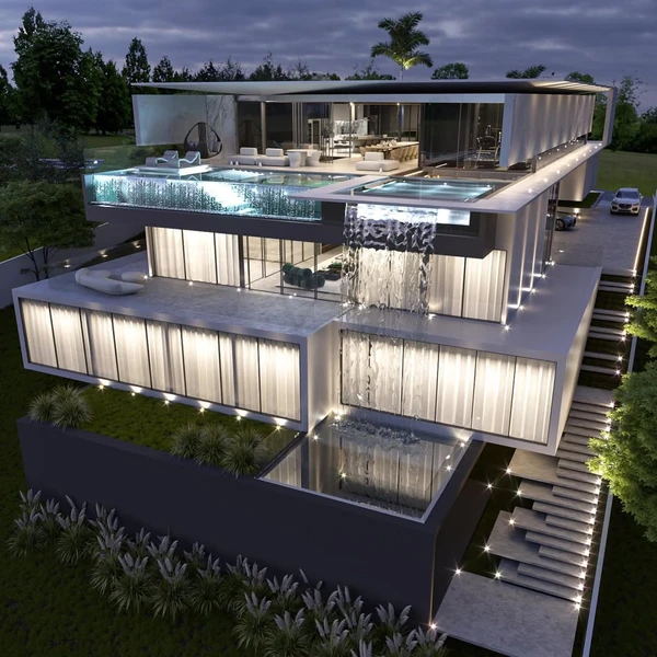 Nova mansão de Léo Santana e Lore Improta terá piscina de vidro, três andares e closet gigante por Divulgação