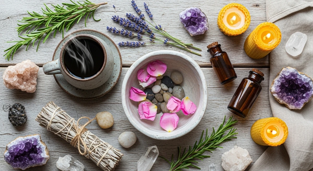 Ritual de bem-estar ideal para cada signo por Imagem gerada por IA