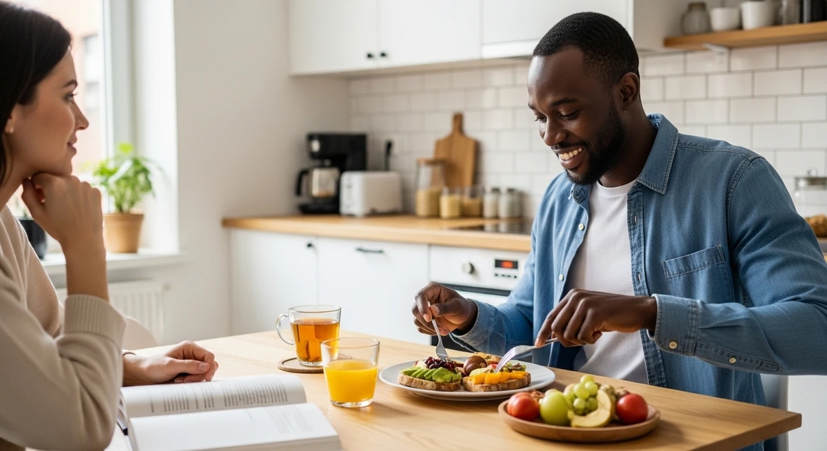 Virgem (Atos de serviço): Amar é ser útil. Virgem se sente cuidado quando alguém resolve um problema chato do dia a dia ou prepara o café para ele por Imagem gerada por IA
