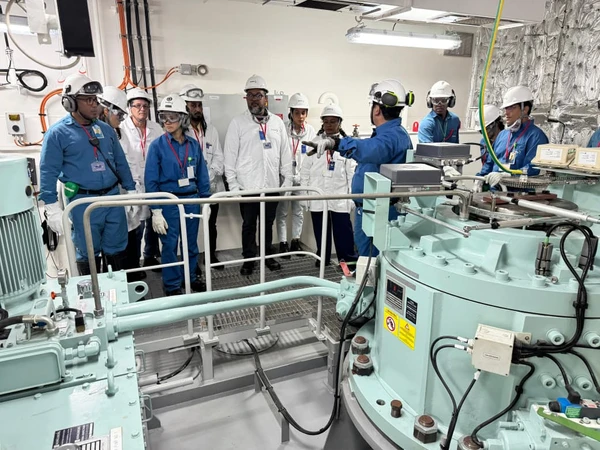 Visita ao navio Brillant Future, no Porto de Aratu por Rafael Veloso/Divulgação Braskem