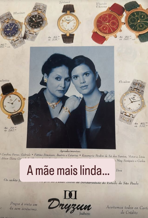 Mariana relembrou momentos com a mãe as irmãs por Reprodução | Instagram