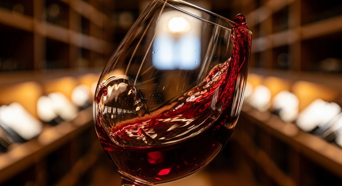 Bebida de Touro: Vinho Tinto encorpado - Touro aprecia o ritual e os sabores que amadurecem no paladar. por Imagem gerada por IA