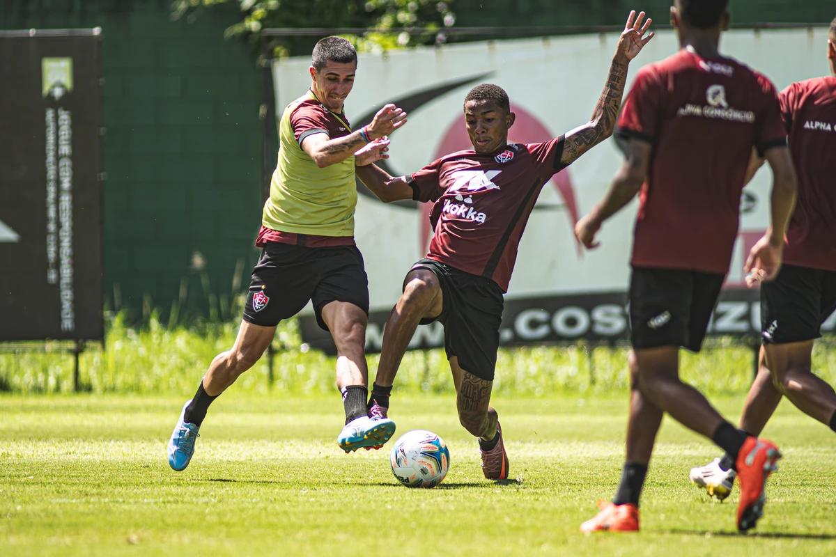 Vitória faz último treino antes de enfrentar o Confiança, pela Copa do Nordeste por Victor Ferreira/EC Vitória
