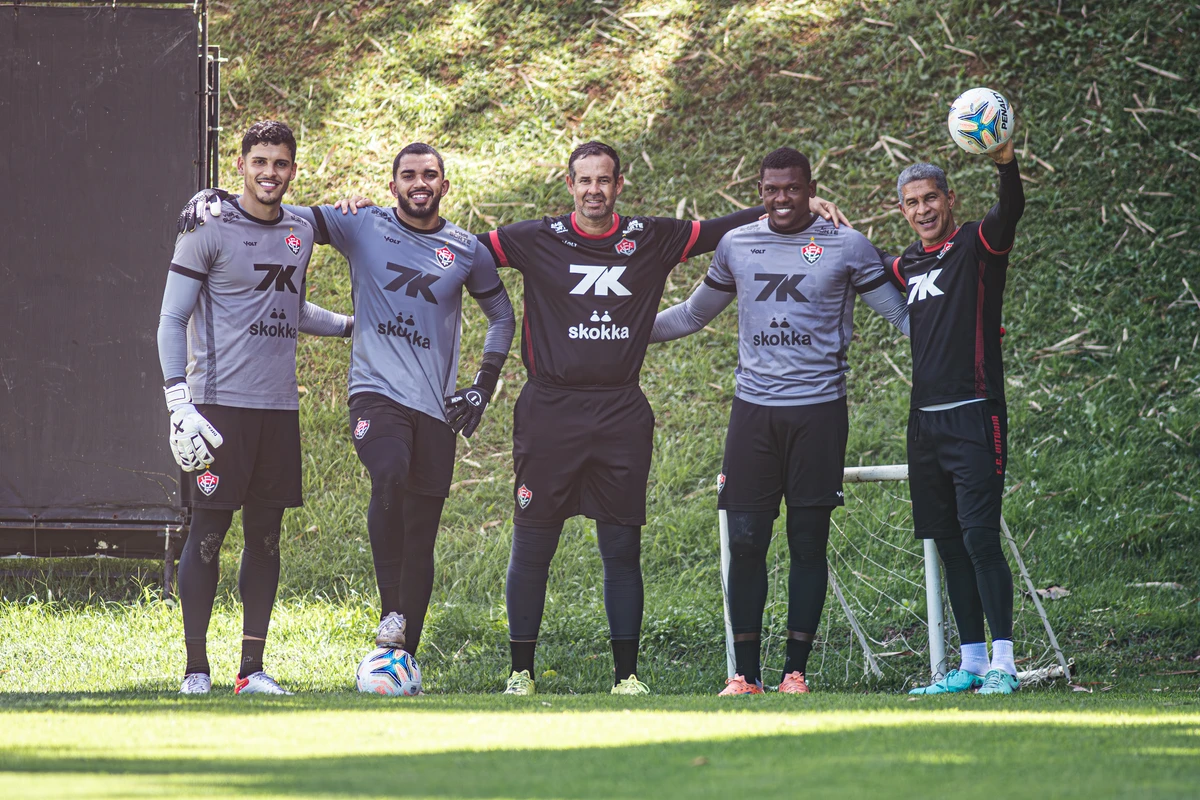 Vitória faz último treino antes de enfrentar o Confiança, pela Copa do Nordeste por Victor Ferreira/EC Vitória