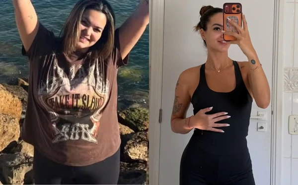 Antes e depois de Suzanna Freitas