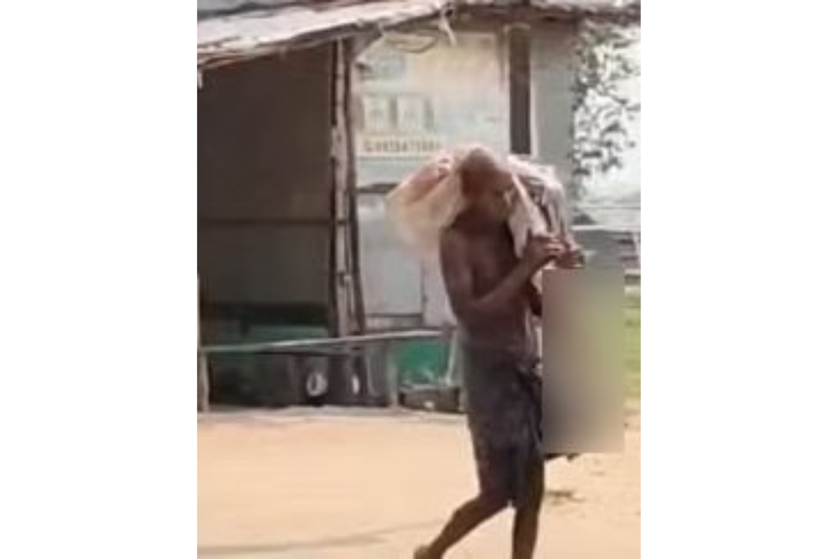 Jeetu Munda desenterrou corpo da irmã por Reprodução