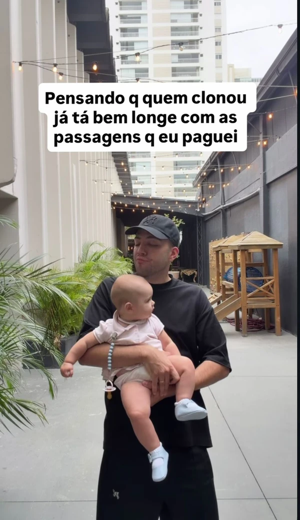 Lucas Rangel tem cartão de crédito clonado e prejuízo de R$ 15 mil por Reprodução/Instagram