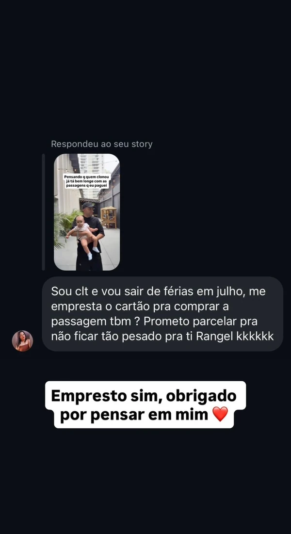 Lucas Rangel tem cartão de crédito clonado e prejuízo de R$ 15 mil por Reprodução/Instagram