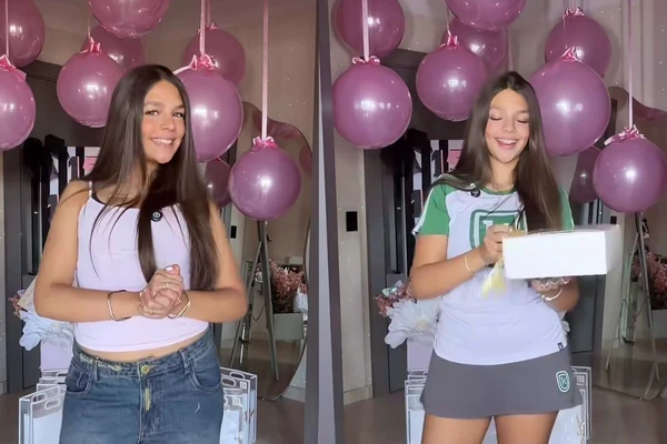 Maria Sophia é filha de Pedro Leonardo e Thaís Gebelein