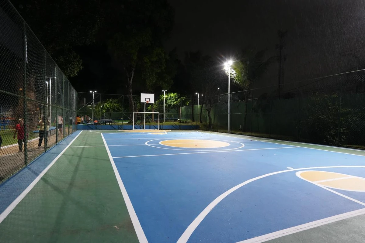 Nova área de lazer inaugurada em Salvador por Betto Jr. / Secom PMS