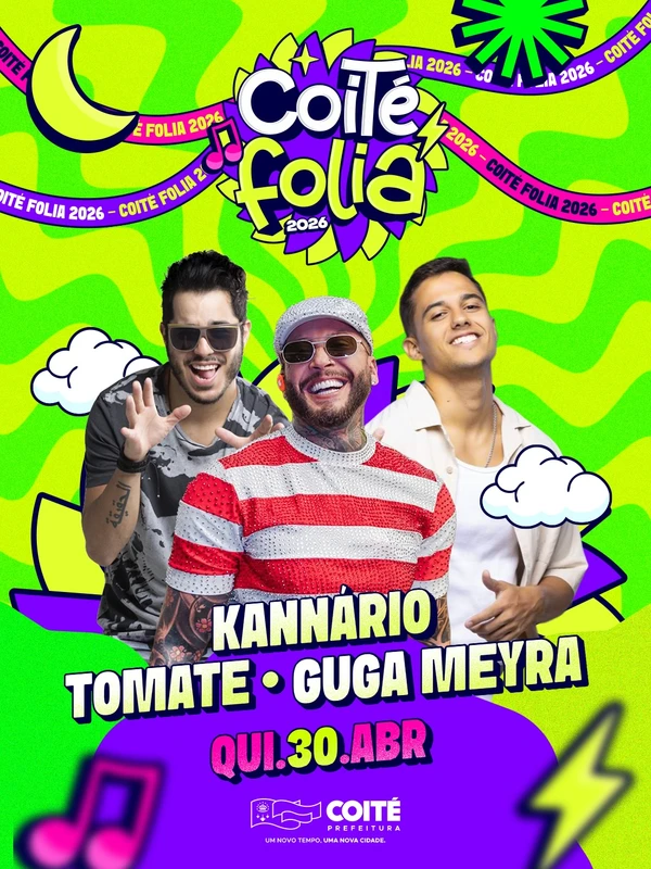 Programação do Coité Folia por Divulgação