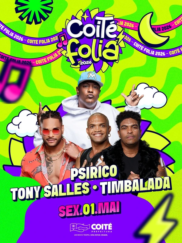 Programação do Coité Folia por Divulgação
