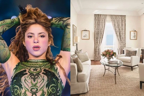 Shakira está hospedada na suíte mais cara do Copacabana Palace