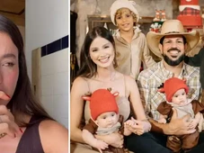 Imagem - Filho de Sorocaba cai na piscina e susto mobiliza família; mãe faz alerta a pais