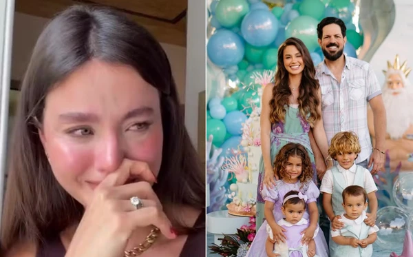 Biah Rodrigues relata susto com acidente doméstico com filho caçula