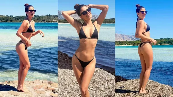 Paula Fernandes em praia da Itália por Reprodução/Instagram