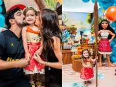 Imagem - Thaila Ayala e Renato Goés comemoram aniversário da filha e detalhe chama atenção